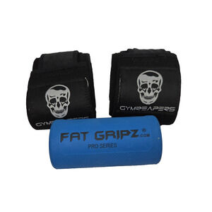 Gym Reaper Black Wrist Wraps Weight Lifting Cross Fit Training Athletic Barbell